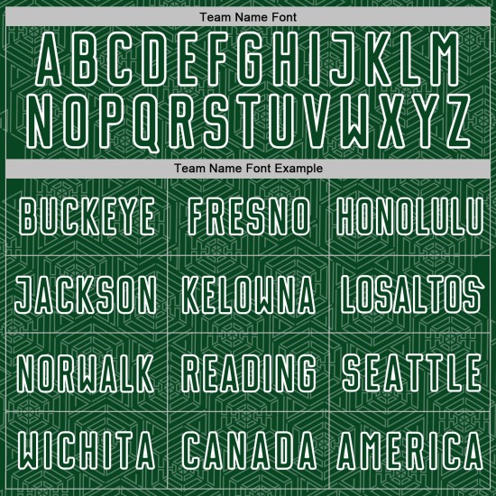 Sports Uniform Geometric White Sublimation Shape Custom Jersey Soccer Green Sports Uniform Geometric White Sublimation Shape Custom Jersey Soccer Green