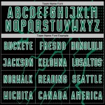 Black Jersey Sports Kelly Soccer Sublimation Custom Green-White Uniform Lightning